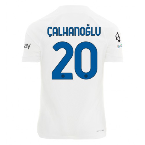 Fotbalové Dres Inter Milan Hakan Calhanoglu #20 Venkovní 2023-24 Krátký Rukáv